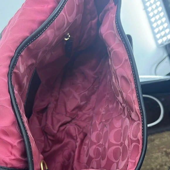 Coach 65th Anniversary Black Leather Shoulder Bag - Picture 8 of 11